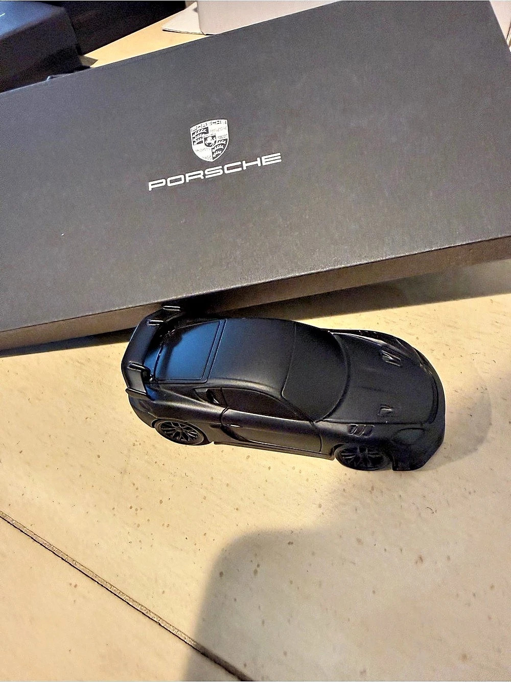 Porsche 911 Carrera 4S Black Model Car